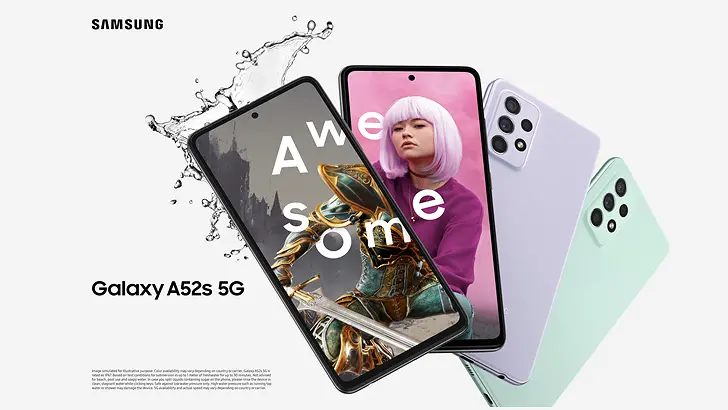 Spesifikasi dan Harga Samsung Galaxy A52s 5G, Tahan Air?