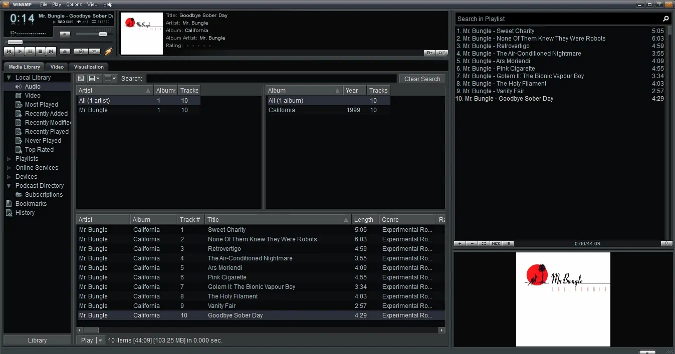 Winamp, Windows 11, versi Winamp, musik Winamp