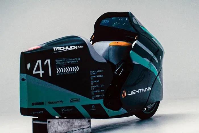 Sepeda Motor Listrik Tercepat di Dunia , Lightning Tachyon Nb