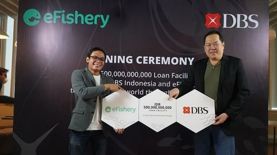 Bank DBS, eFishery, startup, pinjaman, dana