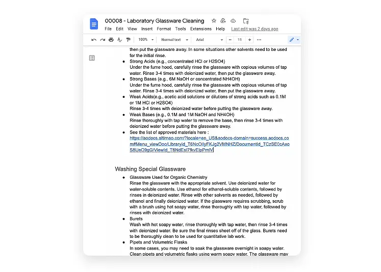 embed google docs