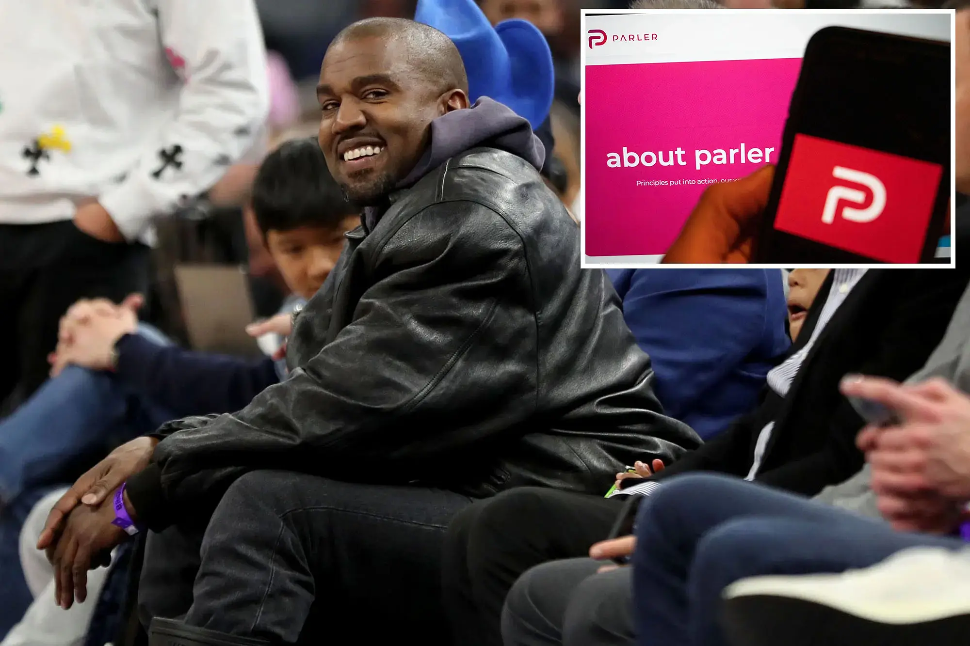 kanye west parler