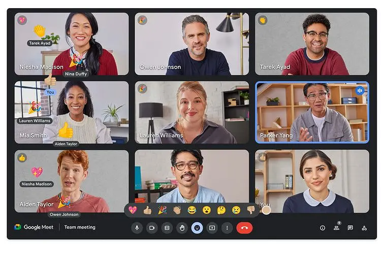 Google Meet Emoji