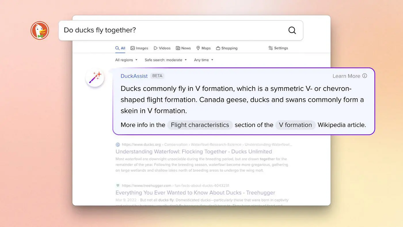 DuckDuckGo ai chatgpt