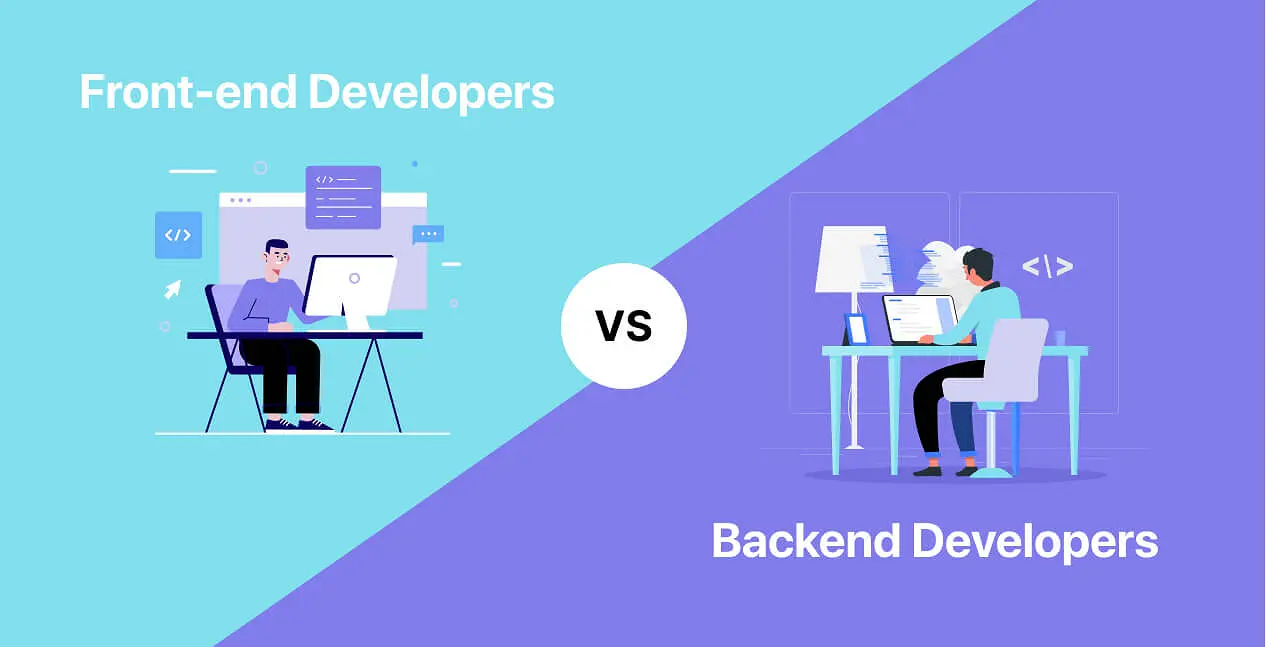 Perbedaan front end developer dan back end developer