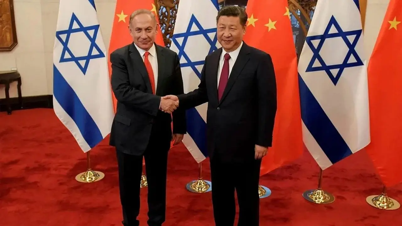 China menghapus israel dari maps