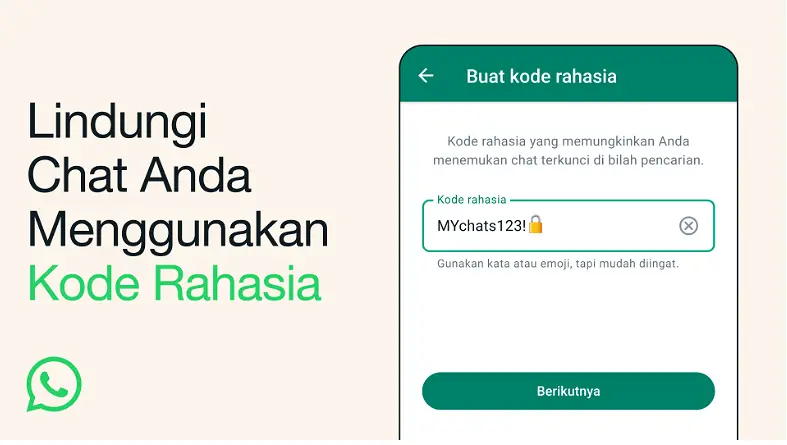 Cara Chat WhatsApp Kode Rahasia iPhone