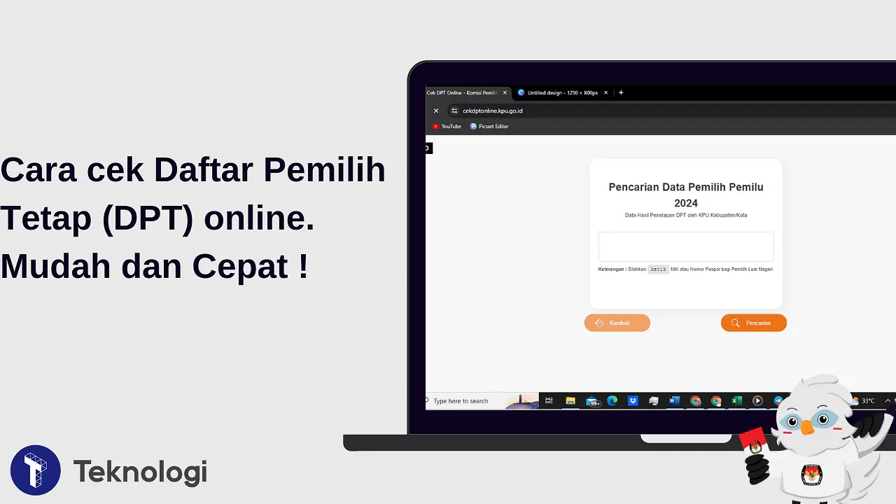 cara cek dpt online