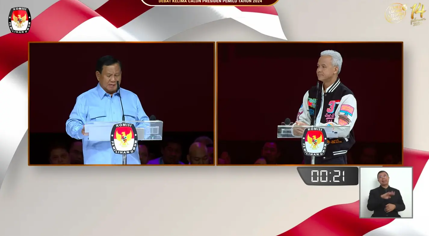 prabowo ganjar debat capres