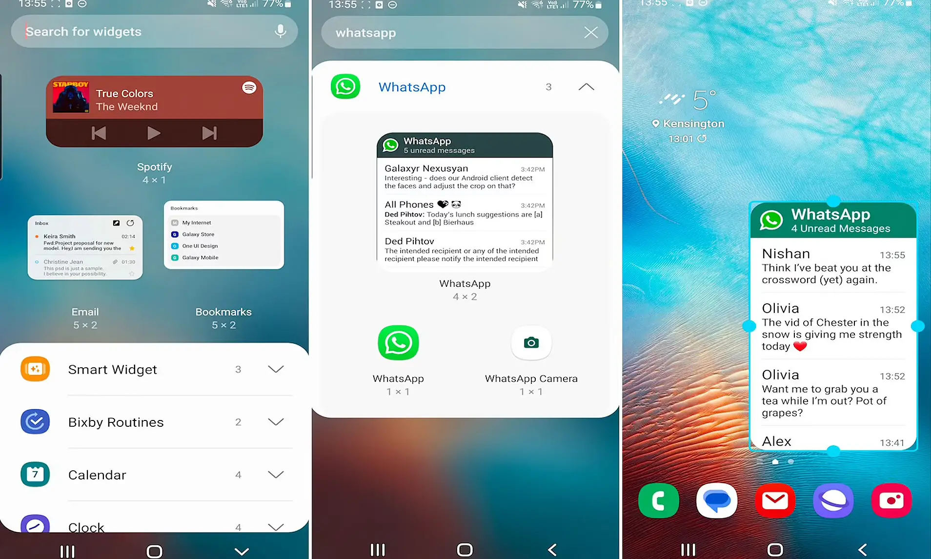 Cara Baca Pesan WhatsApp Full Lewat Fitur Widget