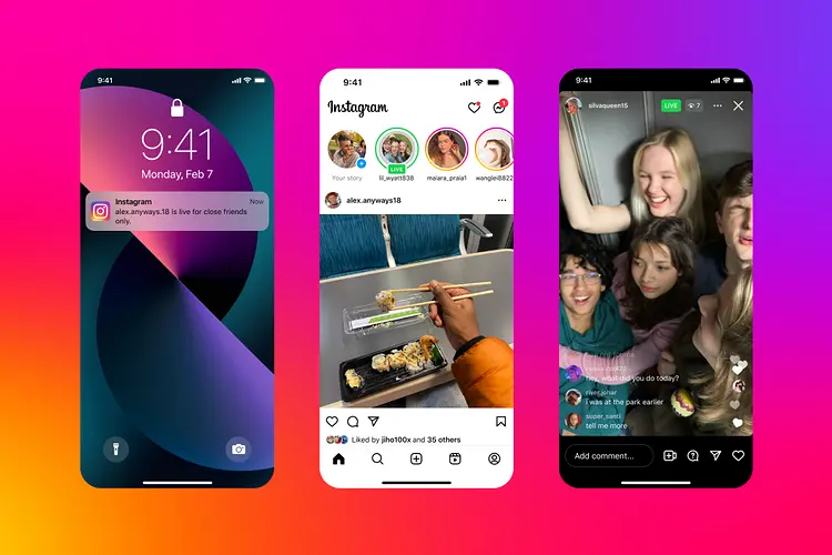 fitur live instagram untuk closed friend