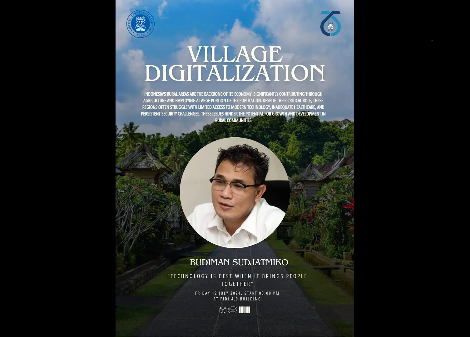 budiman dan itb digitalisasi desa