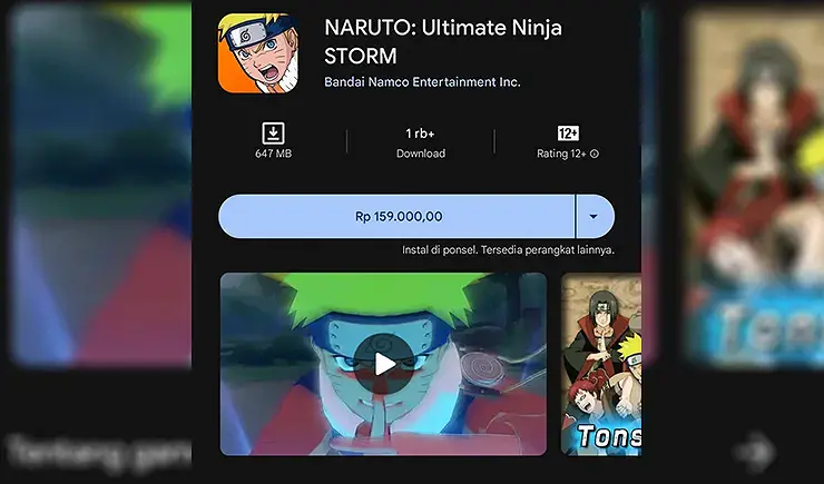 game Naruto Ultimate Ninja Storm