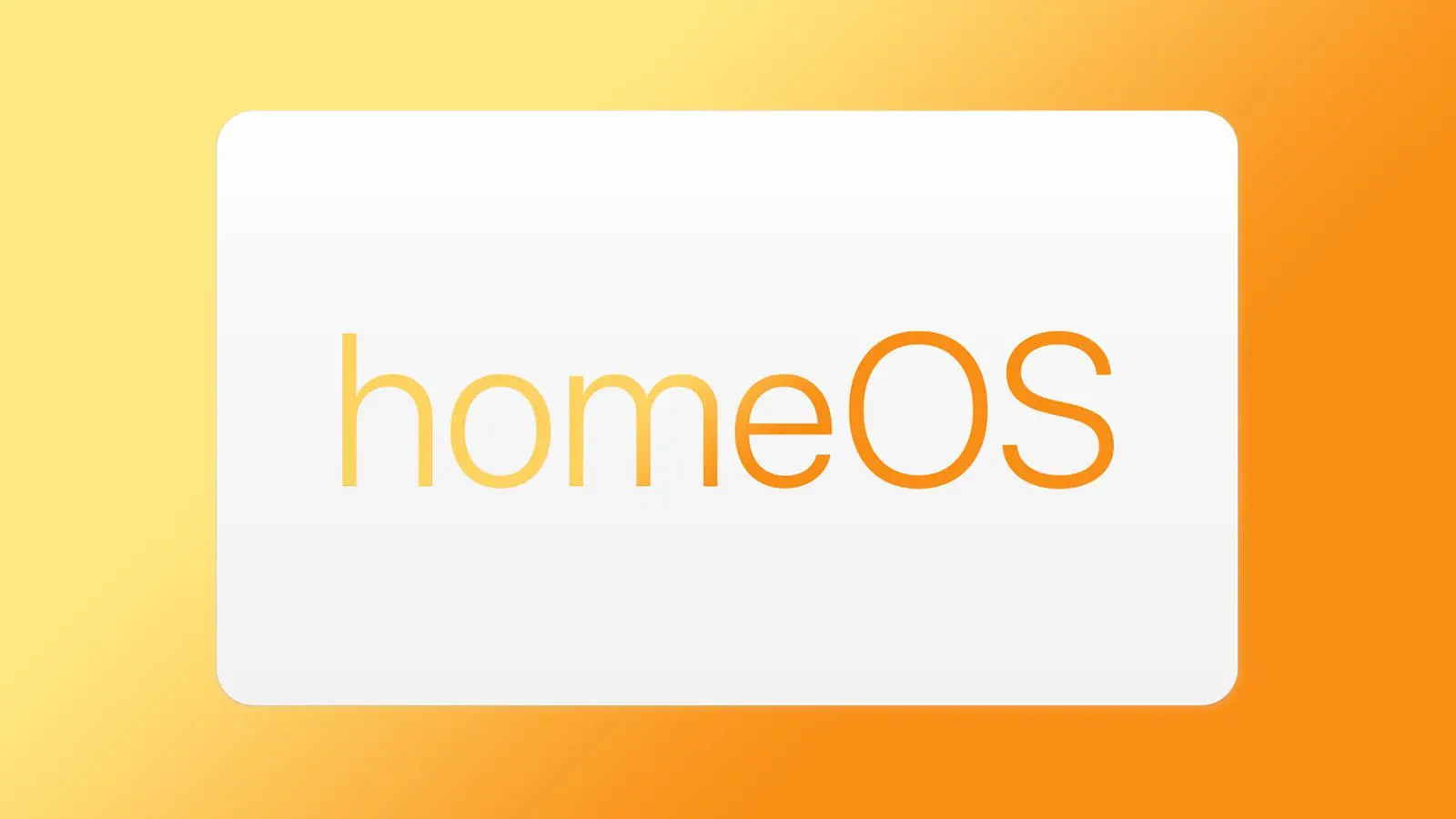 Apple homeOS