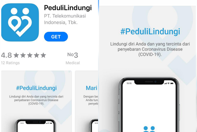 Pemerintah Perbaiki Aplikasi Pedulilindungi di App Store