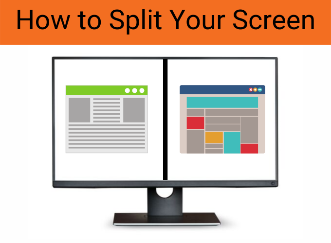 Cara split screen membagi layar monitor laptop menjadi dua