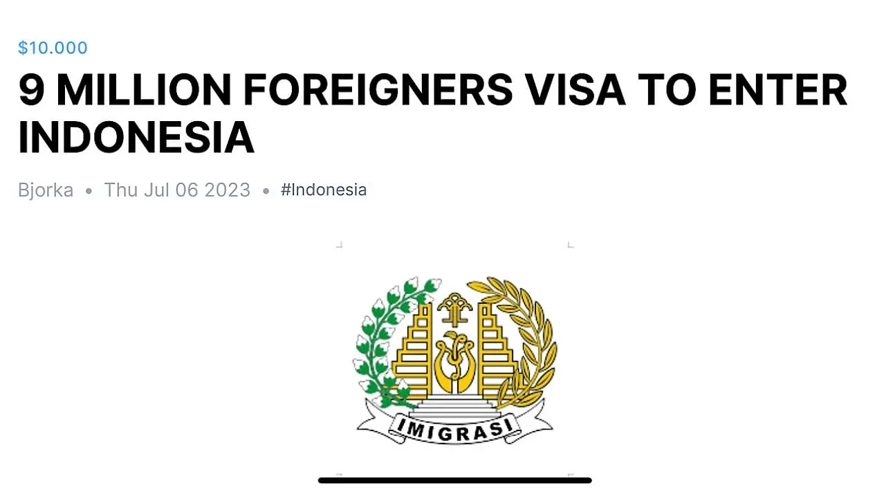 Bjorka, Kembali Berulah, Kini Bjorka Jual Informasi Jutaan Entri Data Visa WNA