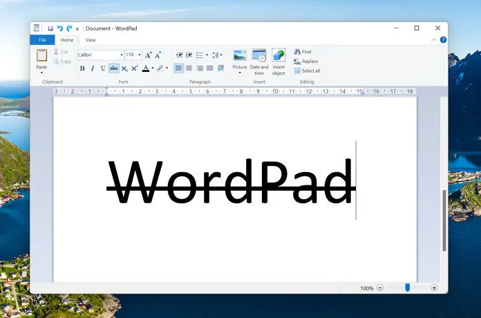 Microsoft WordPad