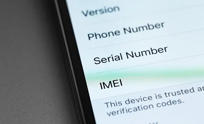 imei iphone