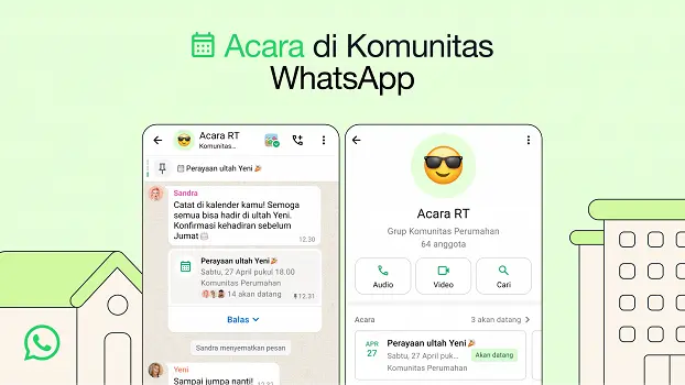 WhatsApp Hadirkan Fitur Baru untuk Buat dan Jadwalkan Acara di Komunitas