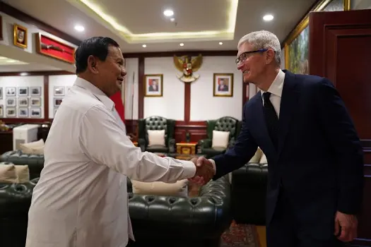 Bos Apple Bertemu Presiden Terpilih Prabowo Subianto, Bahas Potensi Kolaborasi