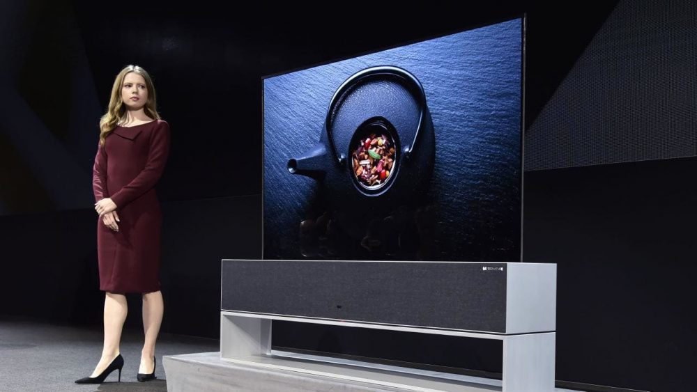 LG Signature OLED TV R, Televisi yang Bisa Digulung dan Disembunyikan