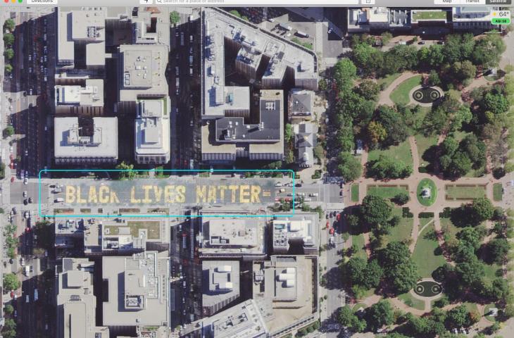 Black Live Matters muncu di Apps Maps