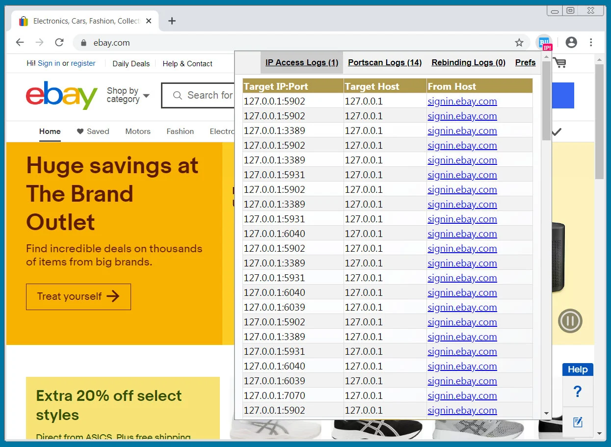 Behave! browser extension