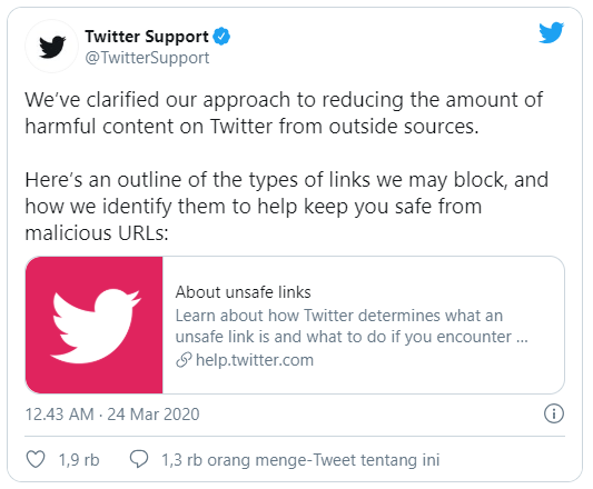 Twitter Akan Blokir Tautan Yang Berisi Ujaran Kebencian Dan Kekerasan ...