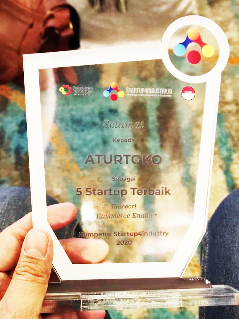 Aturtoko Juara E-commerce Enabler Startup4Industry 2020 Aturtoko Juara E-commerce Enabler Startup4Industry 2020