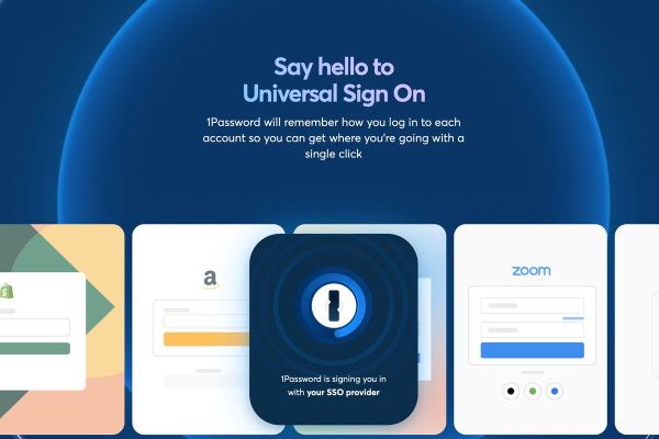 1Password Password Universal Sing On