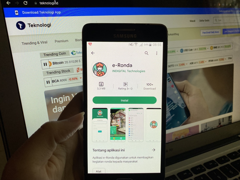 Ketua RW di Solo Buat Aplikasi untuk Pantau Ronda
