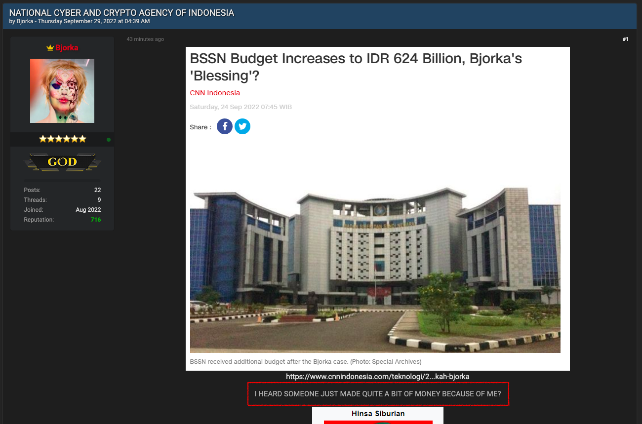 anggaran bssn naik bjorka