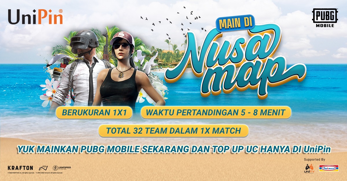 UniPin, PUBG Mobile, dan Indomaret Ajak Gamers Main di Map “Nusa” Lewat ...