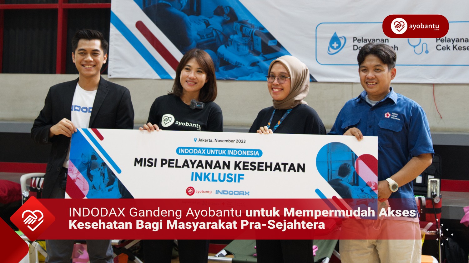 Indodax Gandeng Ayobantu Tingkatkan Akses Kesehatan Pra Sejahtera Teknologi 