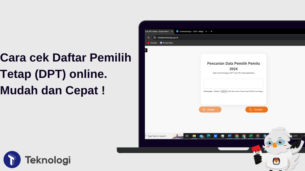 cara cek dpt online