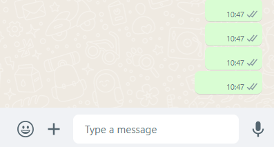 cara membuat teks kosong di wa