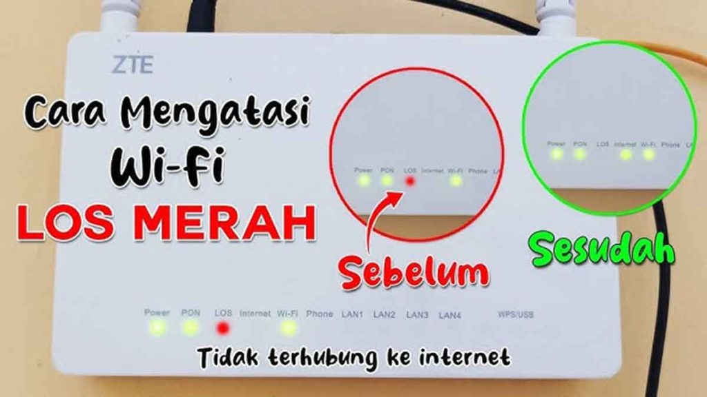 WiFi LOS Merah