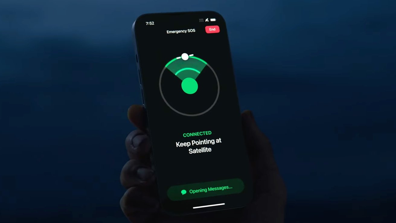 iPhone terhubung Satelit Starlink