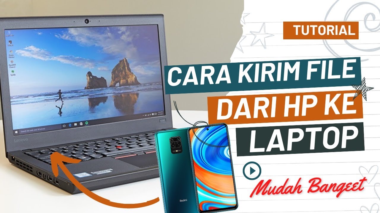 Cara mengirim file dari HP ke laptop