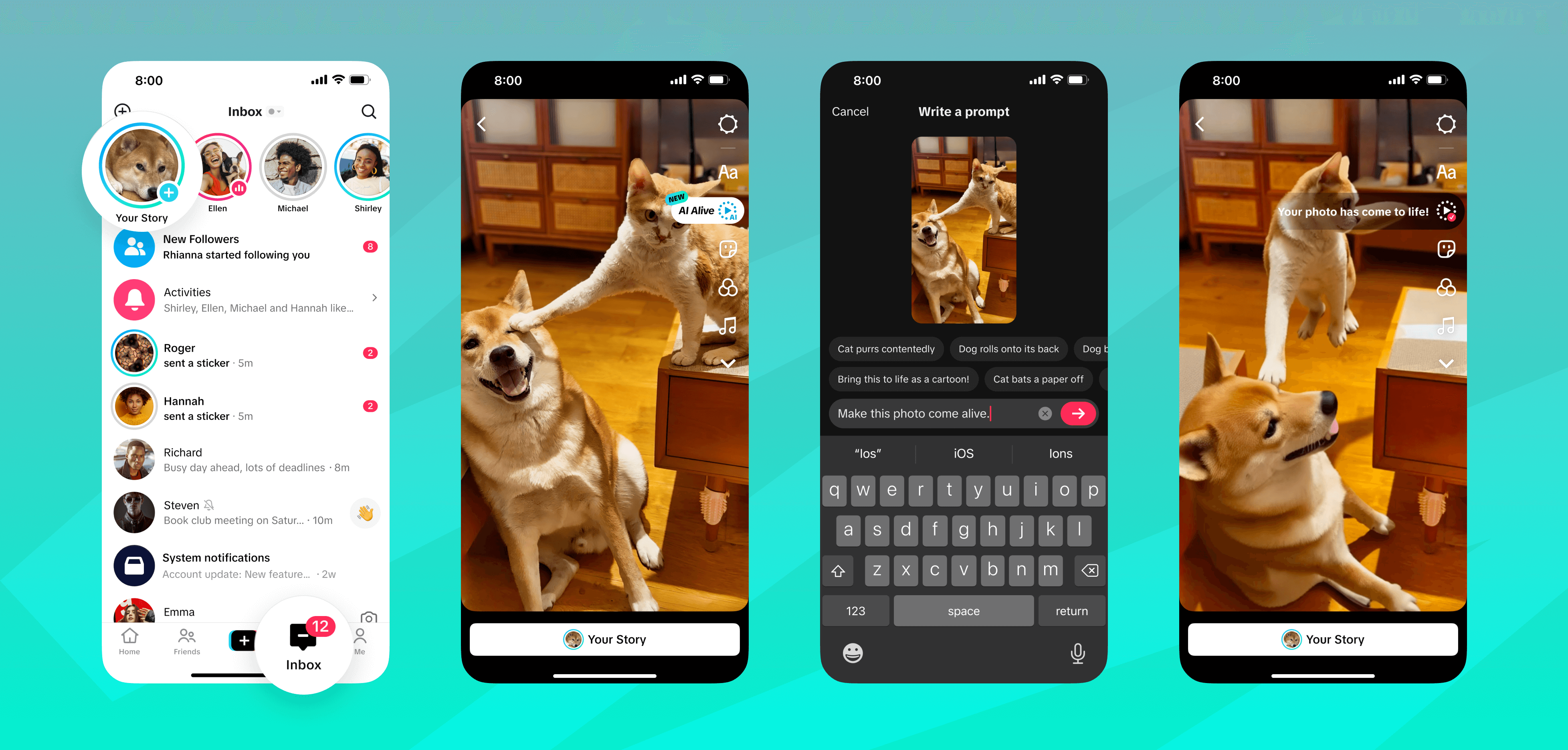 TikTok : AI Alive transforme vos photos en vidéos !