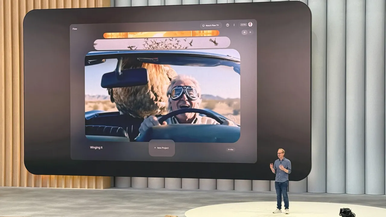 Flow, AI baru Google, bisa bikin video sinematik 8 detik dari teks dan gambar dengan hasil estetik.