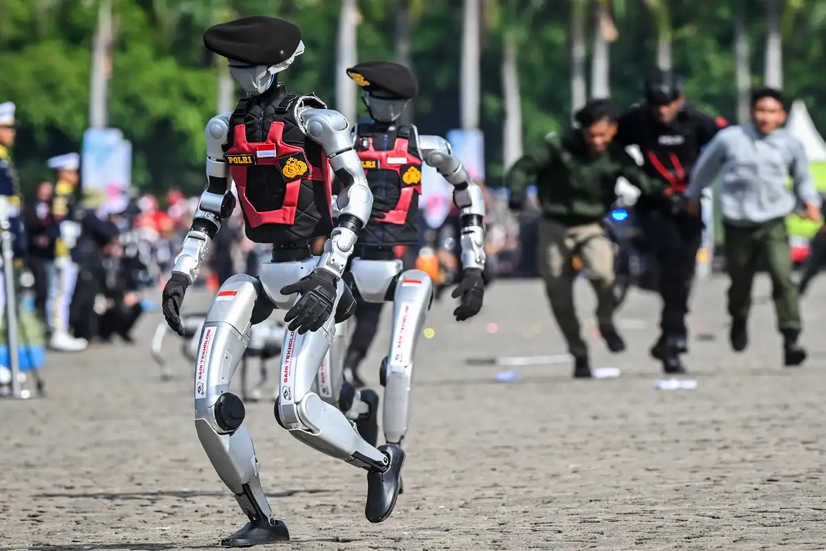 robot polisi Indonesia