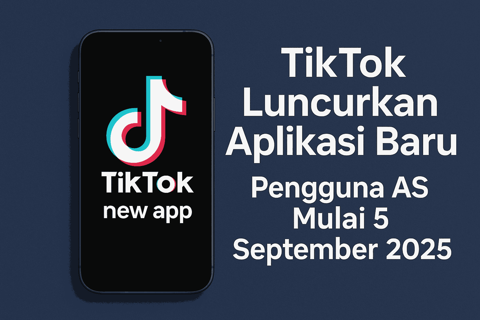 Tiktok Luncurkan Aplikasi Baru Pengguna AS