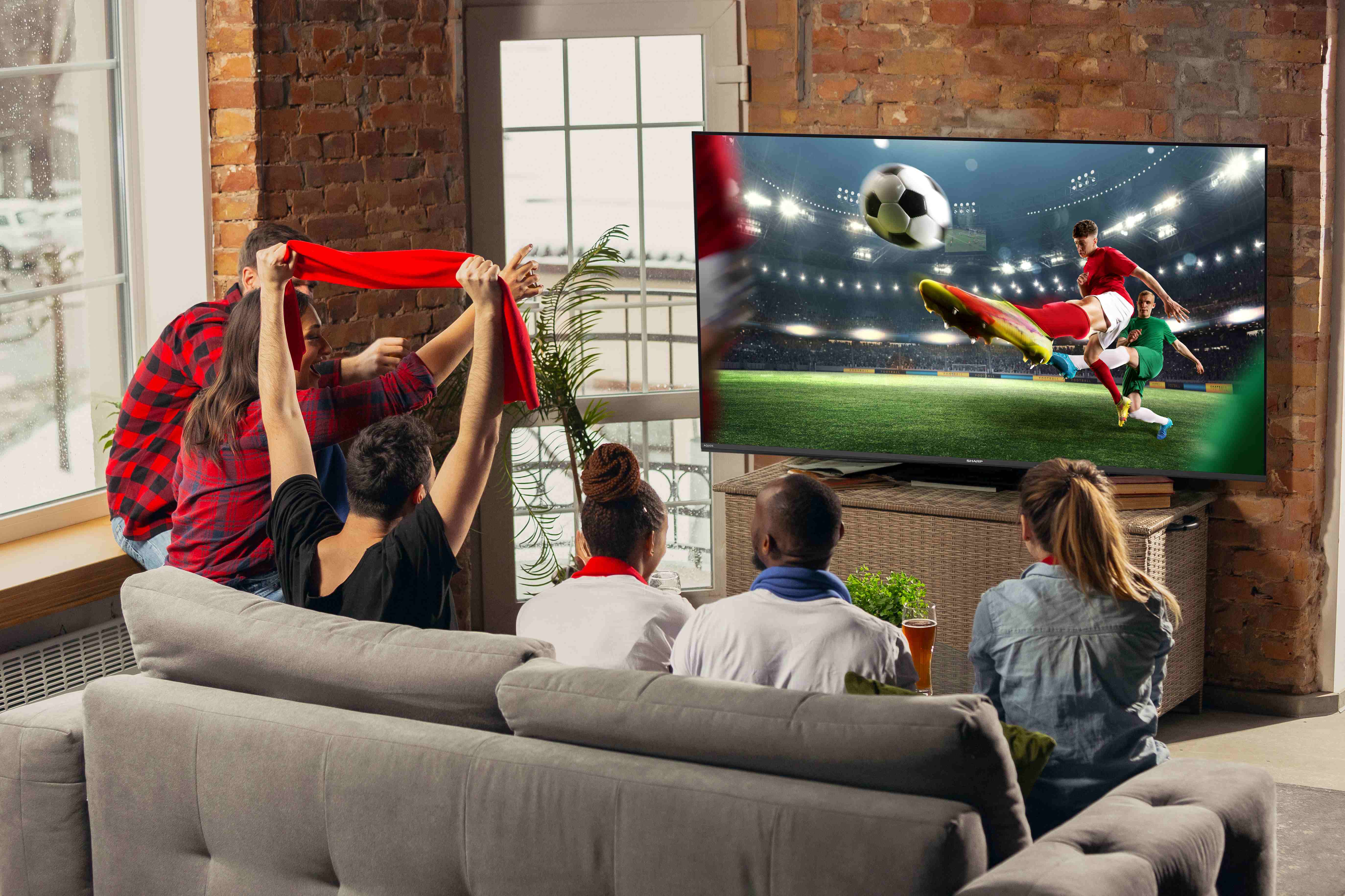 Smart TV 4K Sharp AQUOS, Sharp AQUOS QLED HL6500i, Sharp AQUOS 4K HJ6000i, Smart TV murah Indonesia, TV 4K Deep Chroma QLED