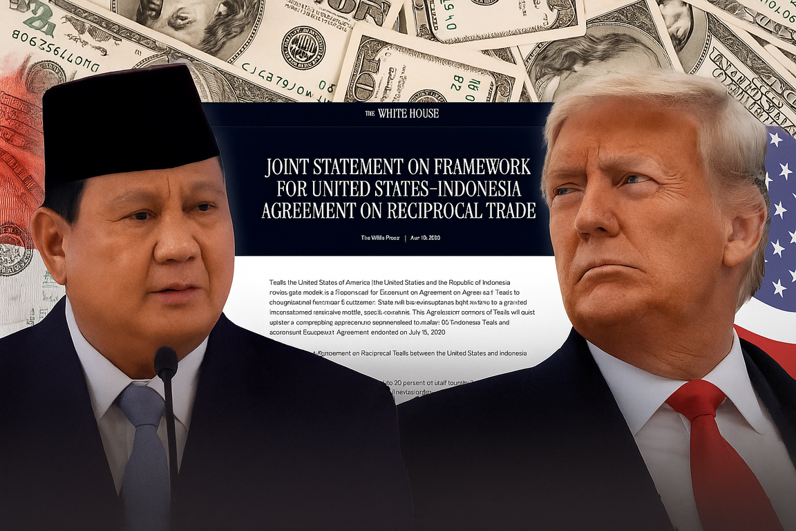 kesepakatan dagang Indonesia AS 2025, transfer data pribadi ke Amerika, turunnya tarif impor Indonesia, kerja sama digital Indonesia Amerika