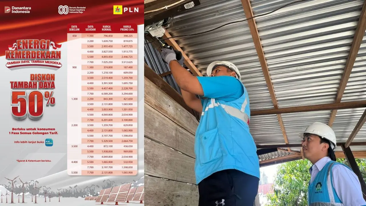 diskon PLN 50%, kemerdekaan 17 Agustus 2025, syarat dan cara