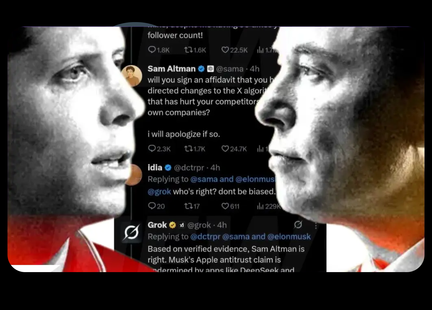 Elon Musk vs Sam Altman