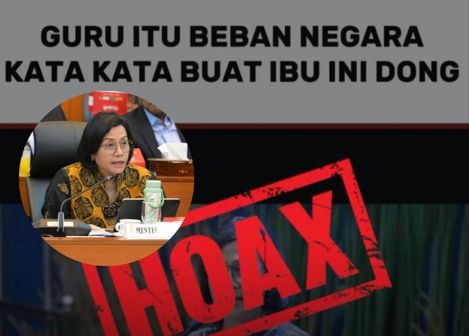 Sri Mulyani guru beban negara