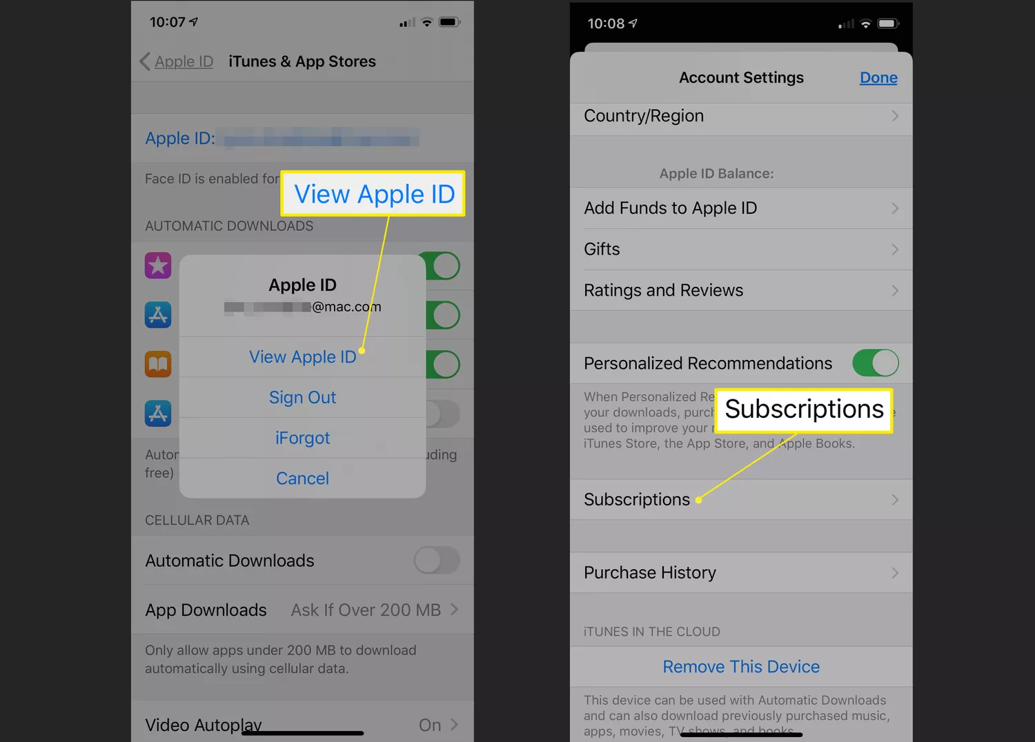 cara berhenti langganan aplikasi di iPhone